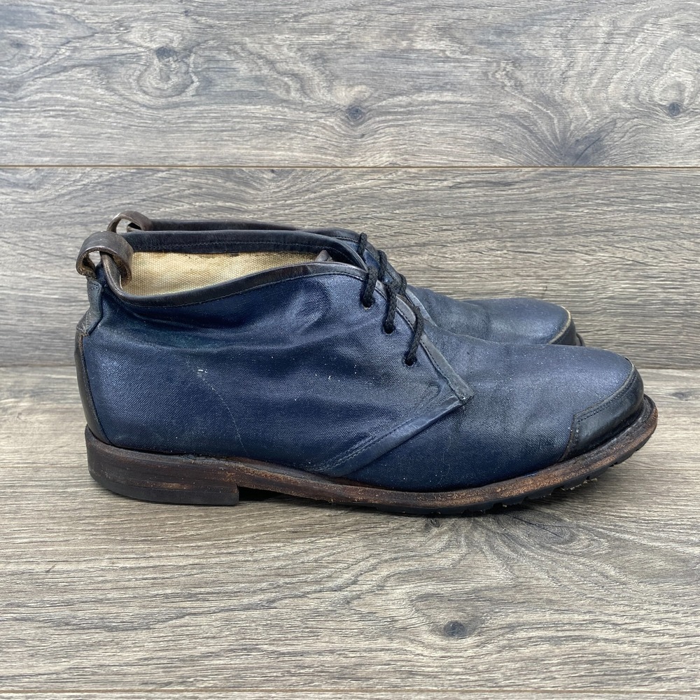 Timberland Blake Leather Lace-Up Mid Top Chelsea Boot Men's Size 10.5 Blue